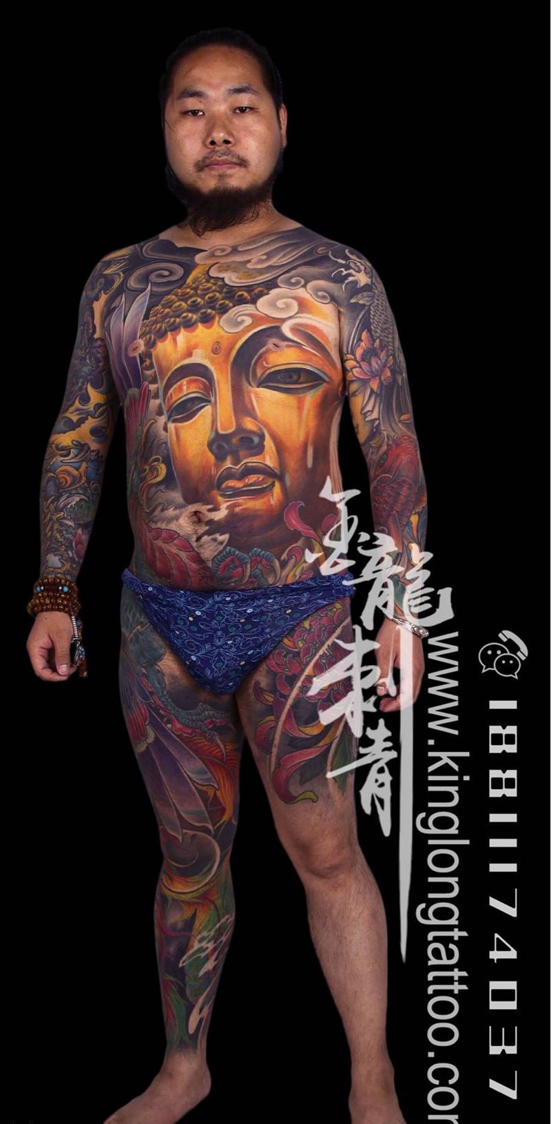 金佛纹身图片_成品纹身图案