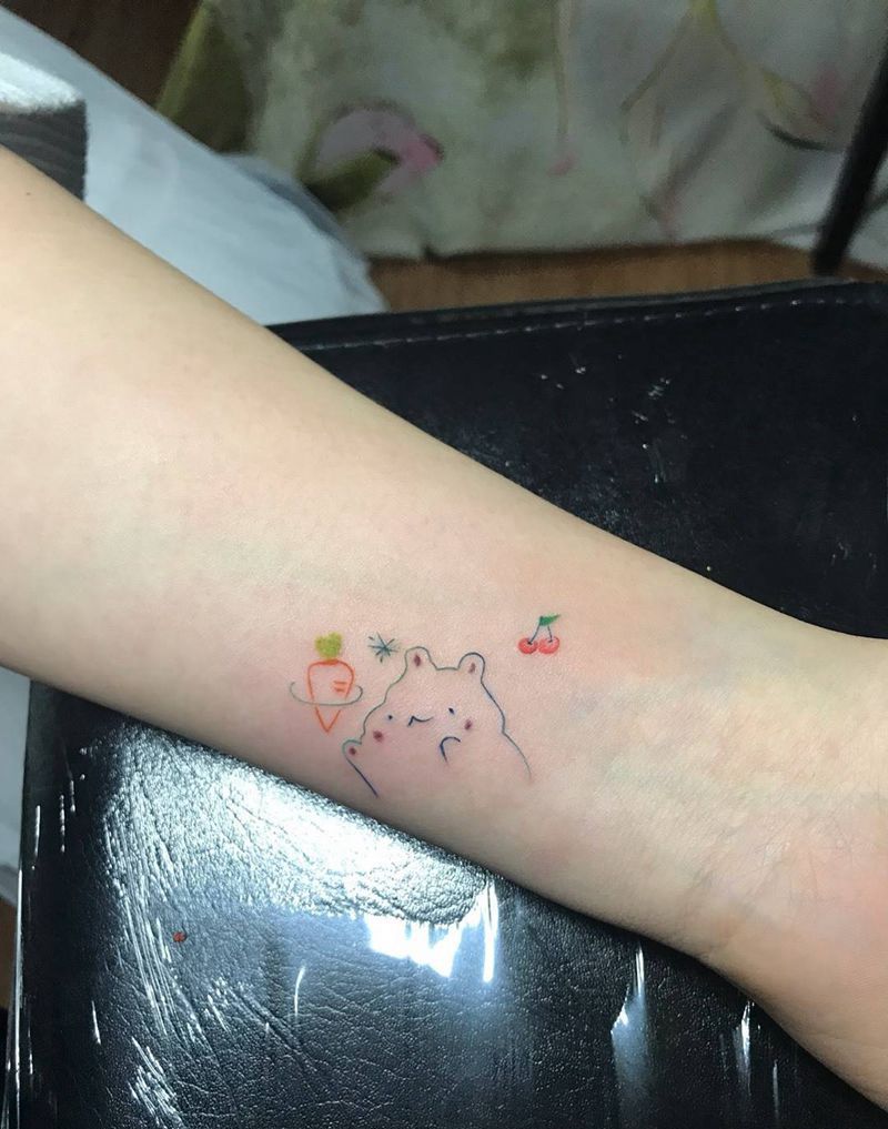 小清新纹身图片_