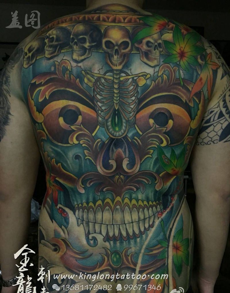 嘎巴拉纹身图片_