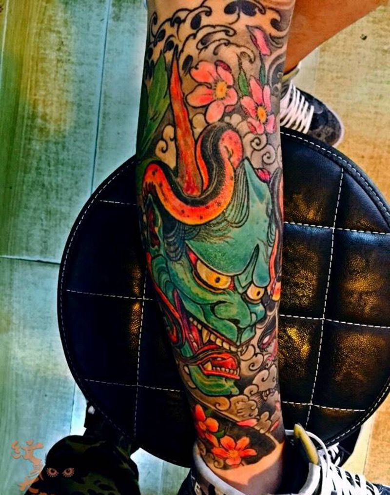 北京强者刺青纹身图片_传统纹身图案