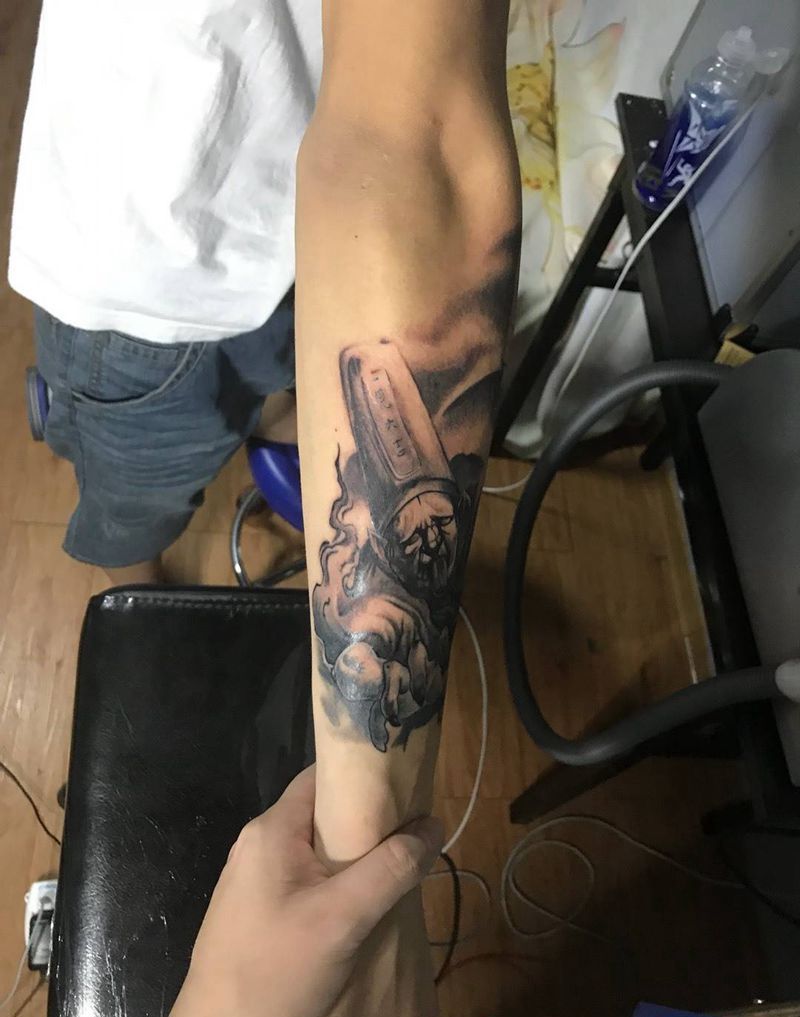 黑白无常纹身图片_