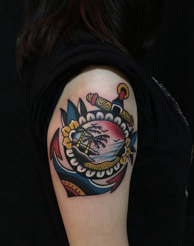 梦想纹身图片_欧美手臂纹身图案