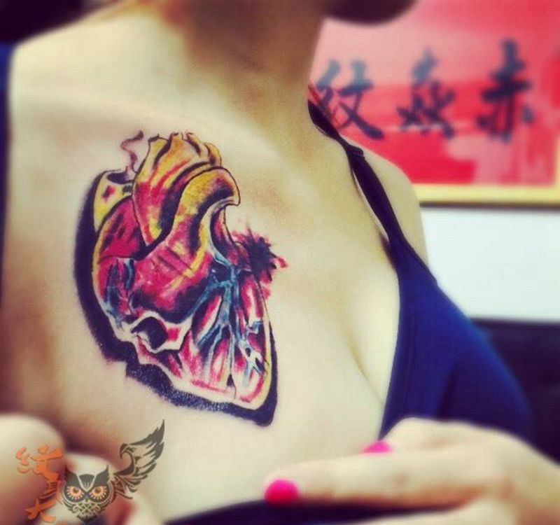 心脏纹身纹身图片_
