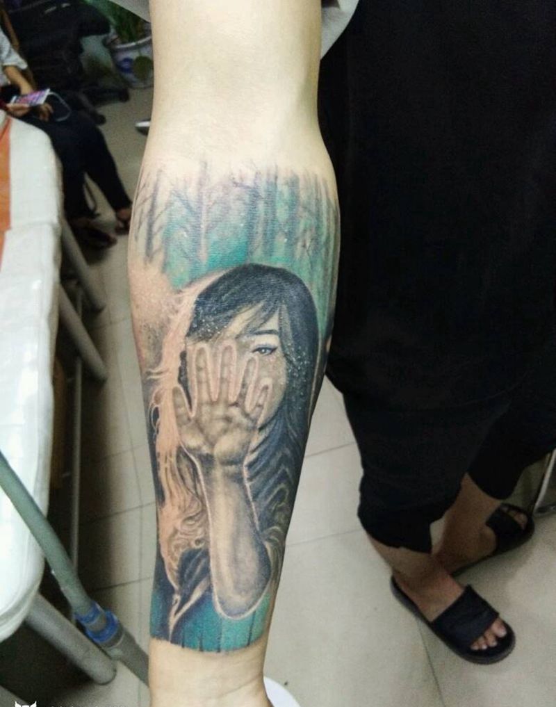 小松刺青欧美写实纹身图片_