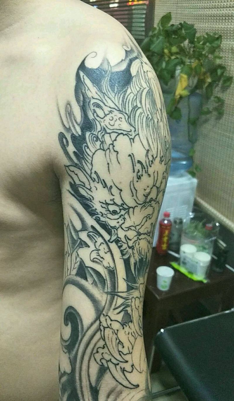 通州马驹桥小松刺青纹身图片_