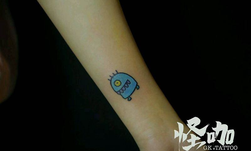 小清新纹身图片_手臂清新原创成品纹身图案