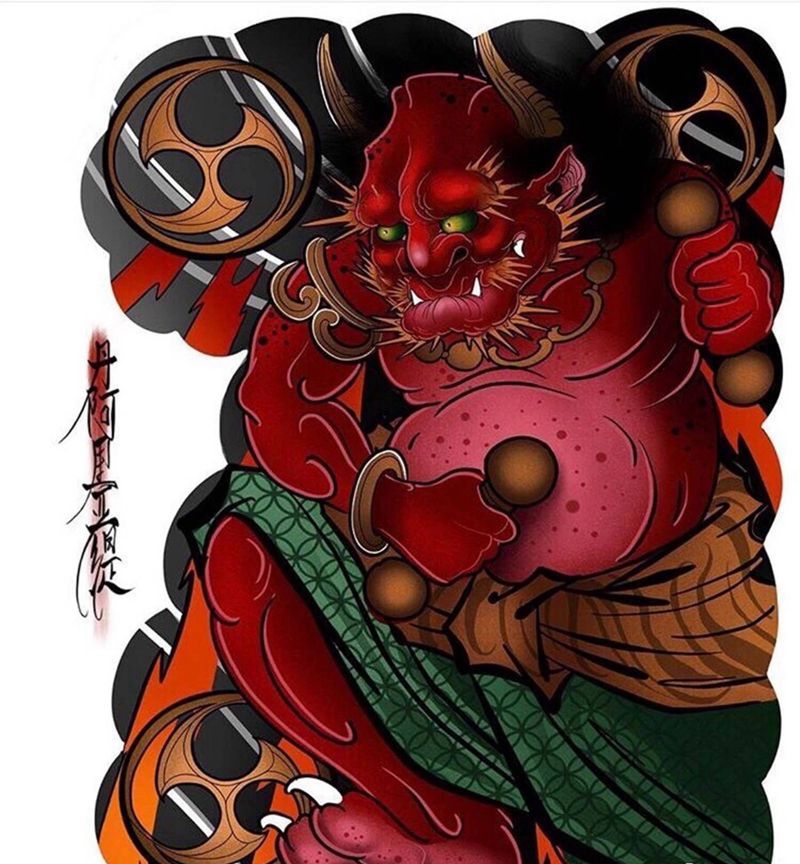 推荐半甲一人一图纹身图片_