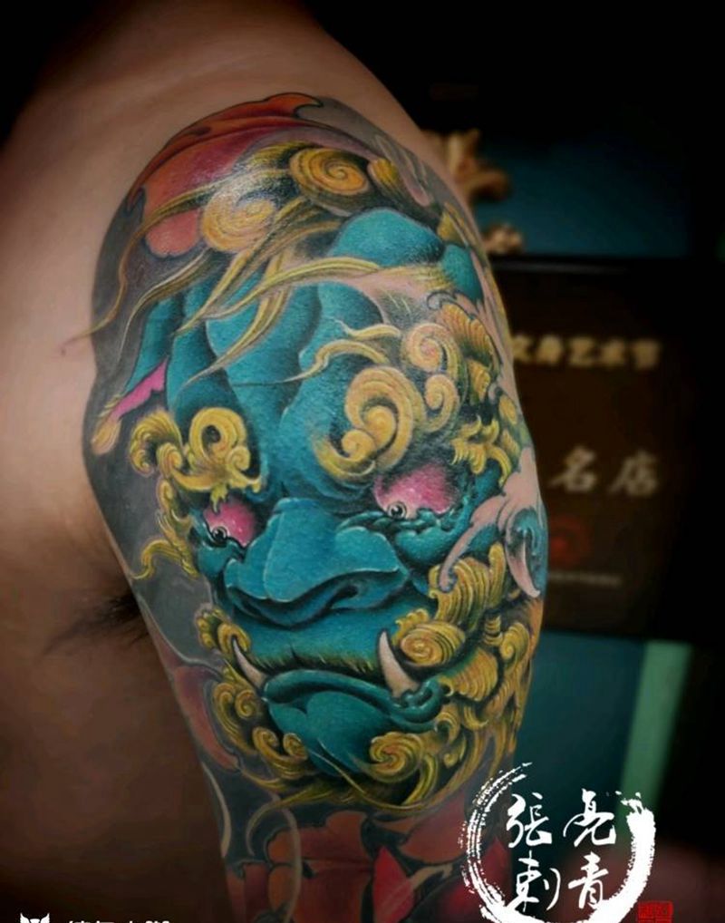 花臂纹身图片_老传统纹身图案