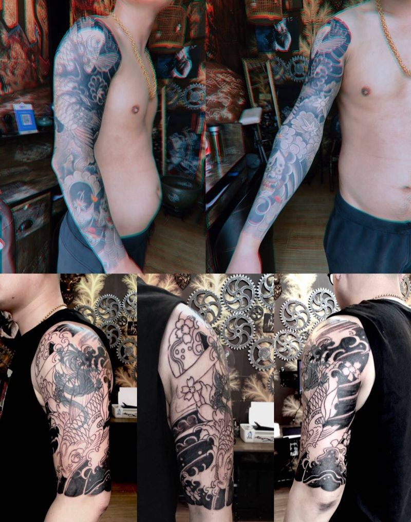 半成品纹身图片_