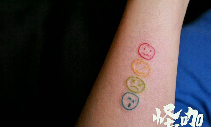 小清新纹身图片_手臂清新原创成品纹身图案