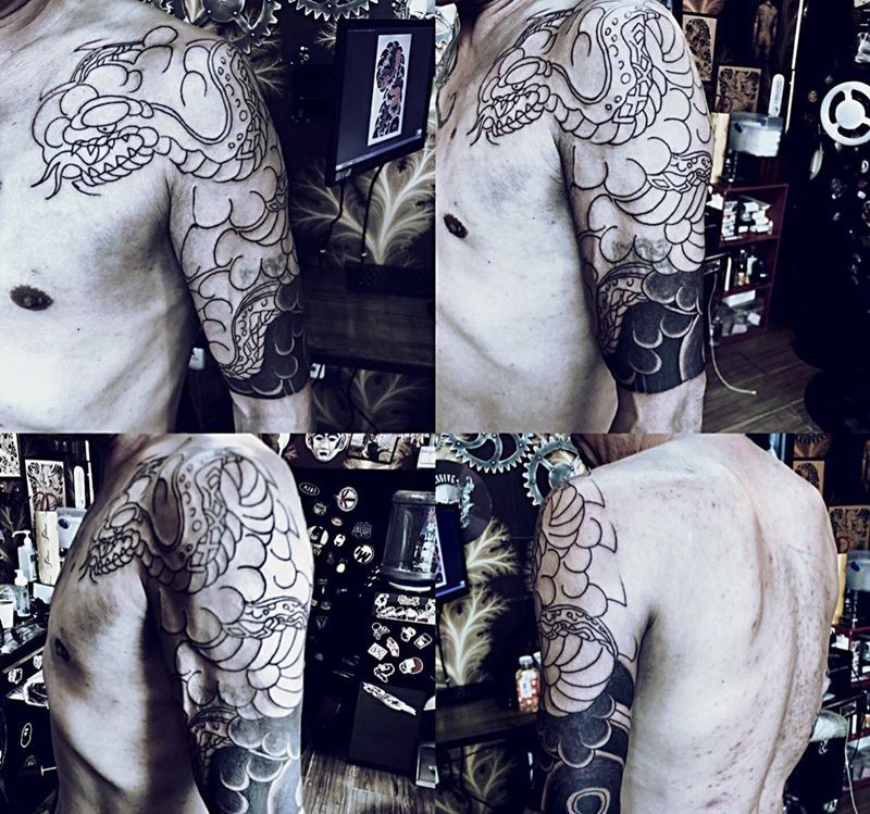 半成品纹身图片_