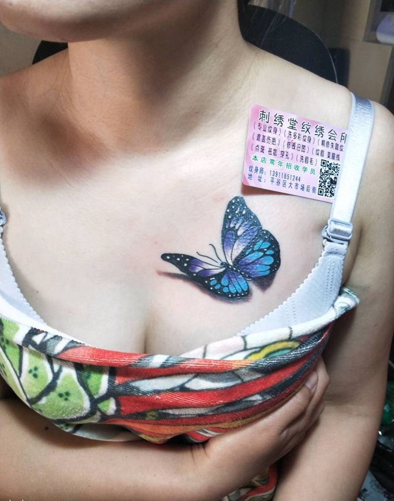 3D立体，小图，纹身图片_胸部手部纹身图案