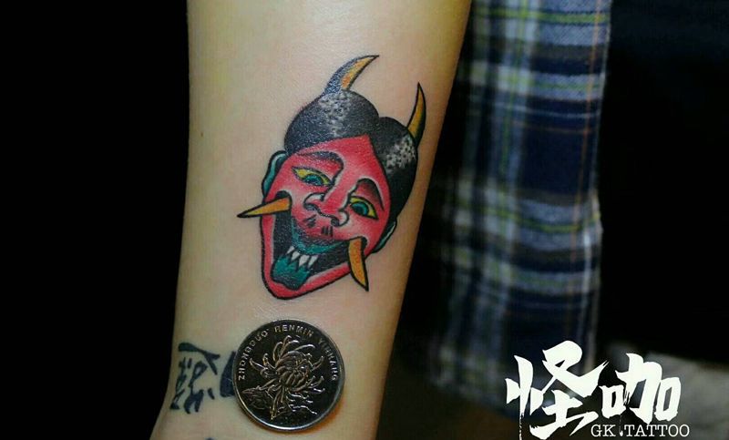 school作品纹身图片_手臂欧美原创成品纹身图案