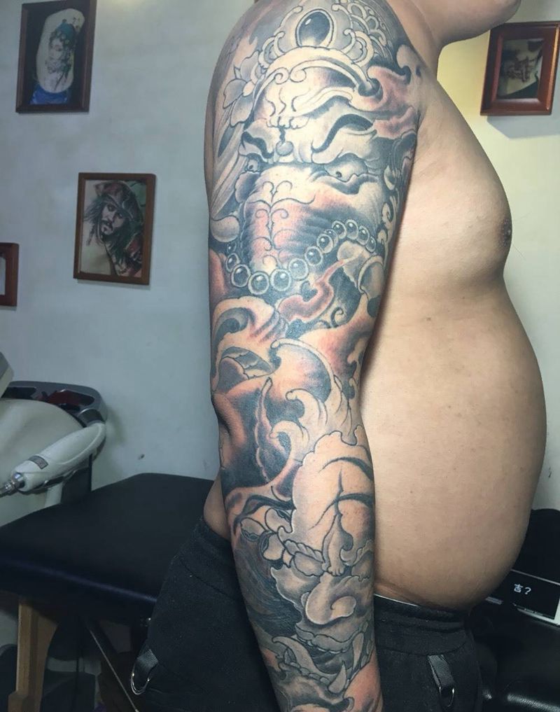 大花臂！纹身图片_