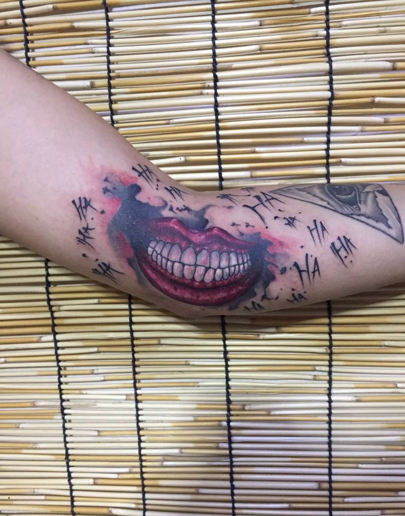 哈哈。自杀小队纹身图片_