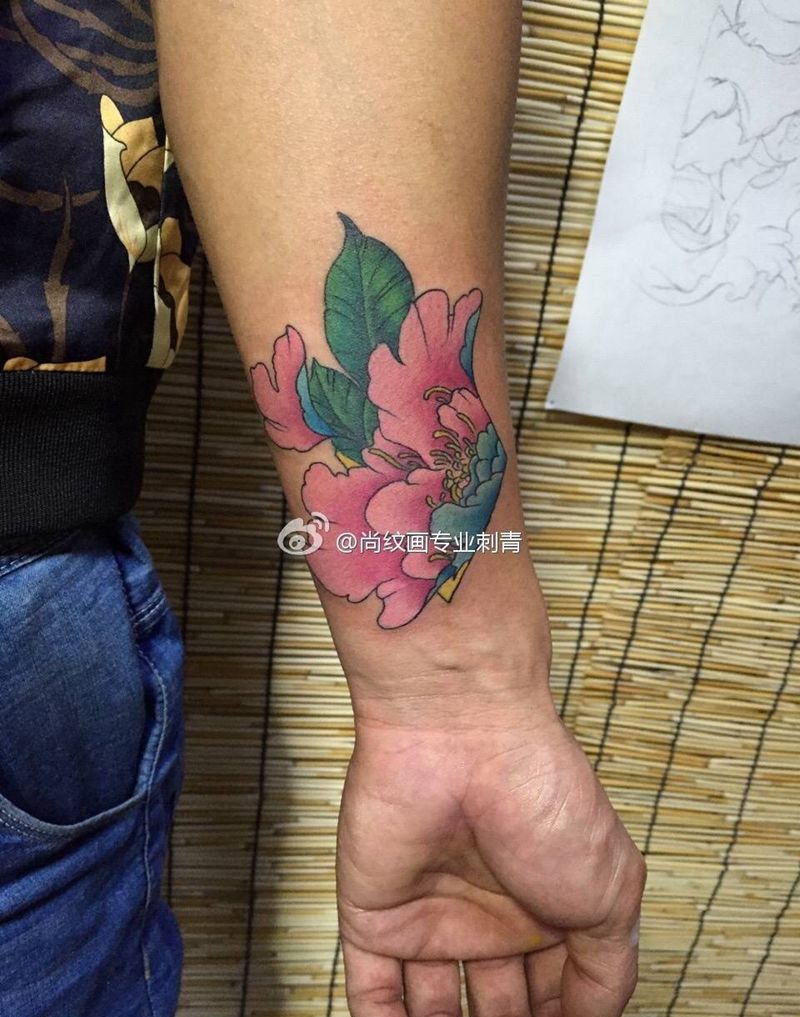 牡丹纹身图片_