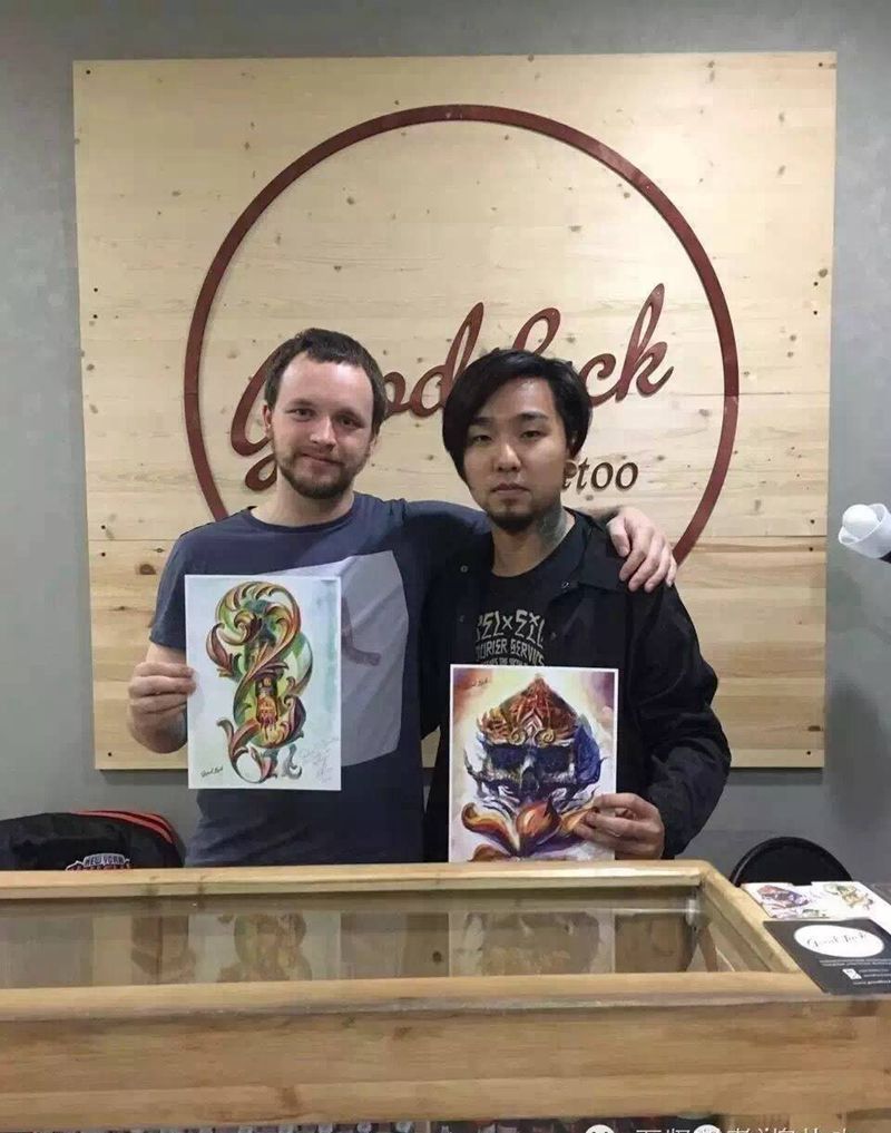 驻店纹身师kirill纹身图片_欧美特邀驻店纹身图案