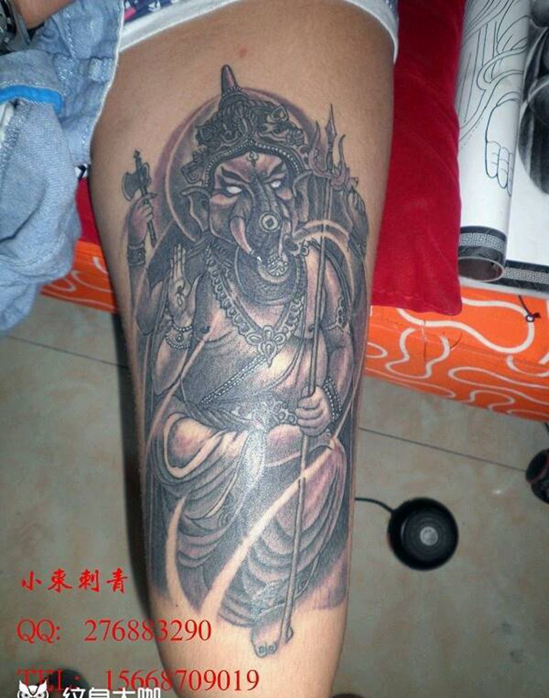 象神纹身图片_