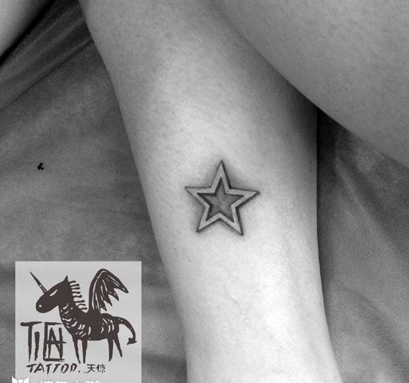 星之火焰纹身图片_