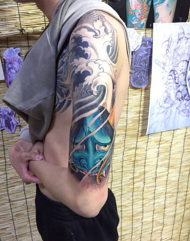 般若面积纹身图片_