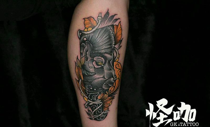 school纹身图片_手臂欧美静物原创成品纹身图案