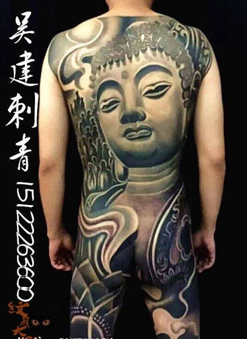 吴建刺青纹身图片_