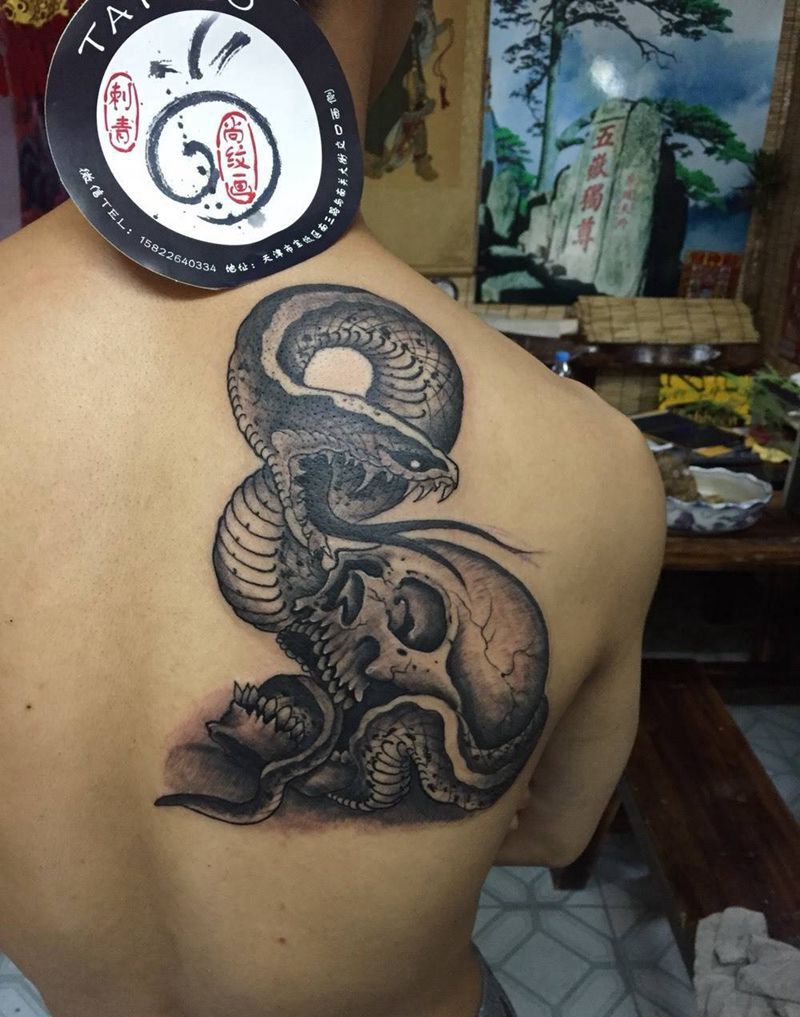 蛇。纹身图片_