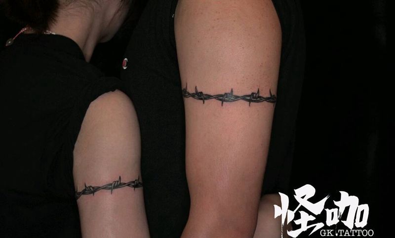 臂环纹身图片_手臂欧美静物原创成品纹身图案