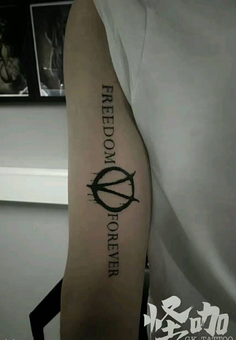 字母纹身图片_手臂欧美原创成品纹身图案