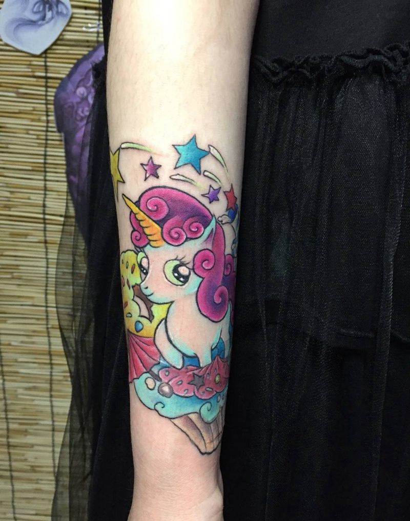 梦见独角兽纹身图片_