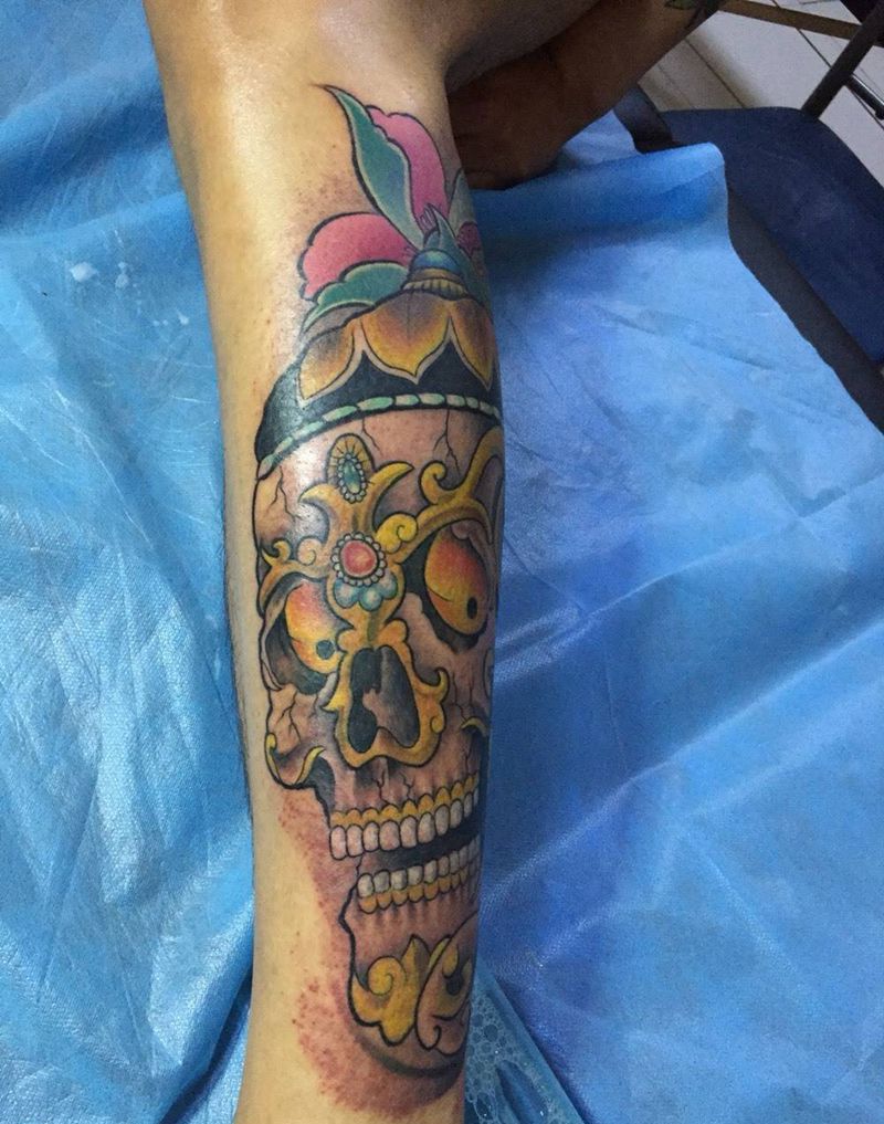 嘎巴拉纹身图片_