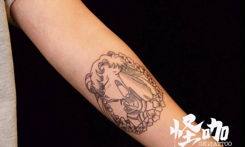 人物肖像纹身图片_