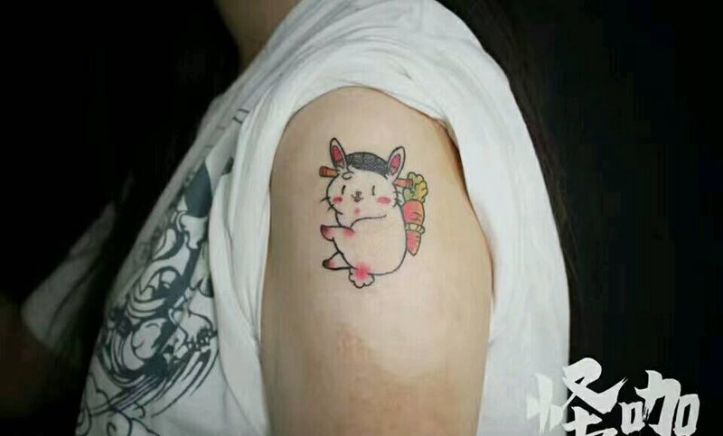 动物纹身图片_手臂欧美动物原创成品纹身图案