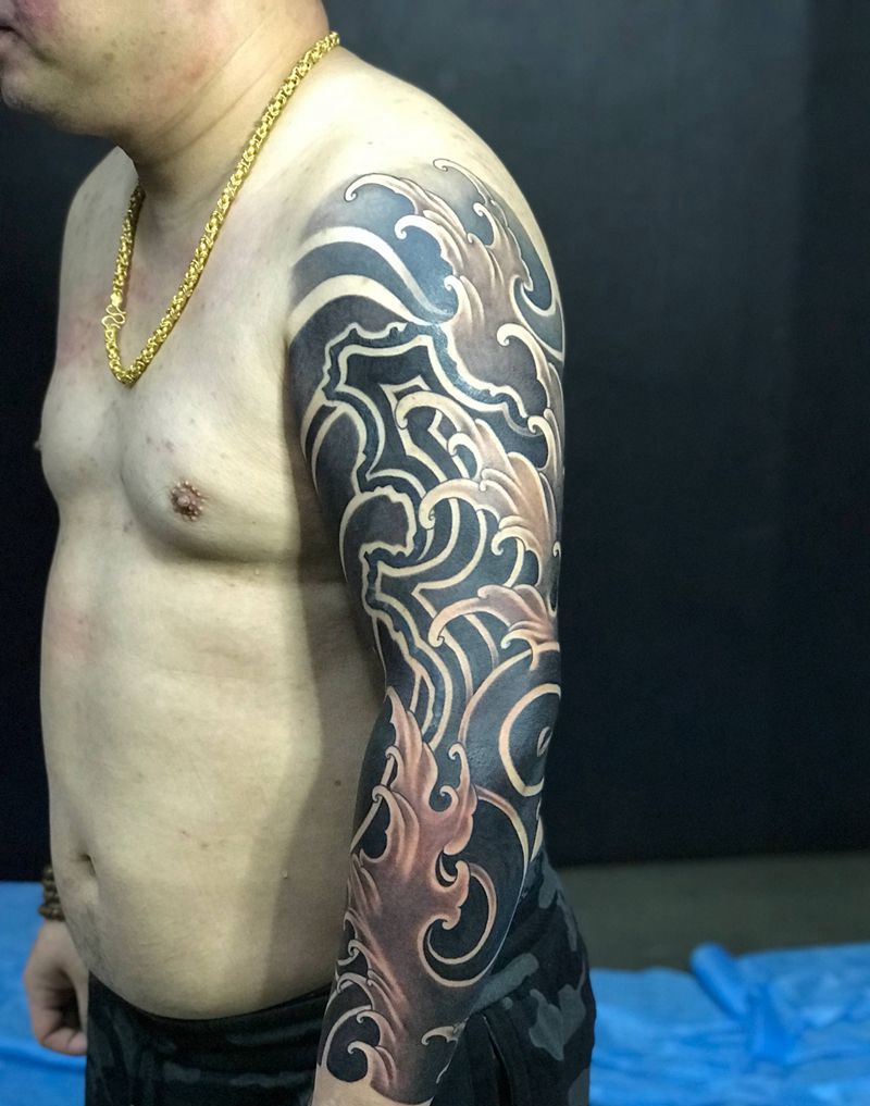 原创设计、一生浪迹纹身图片_