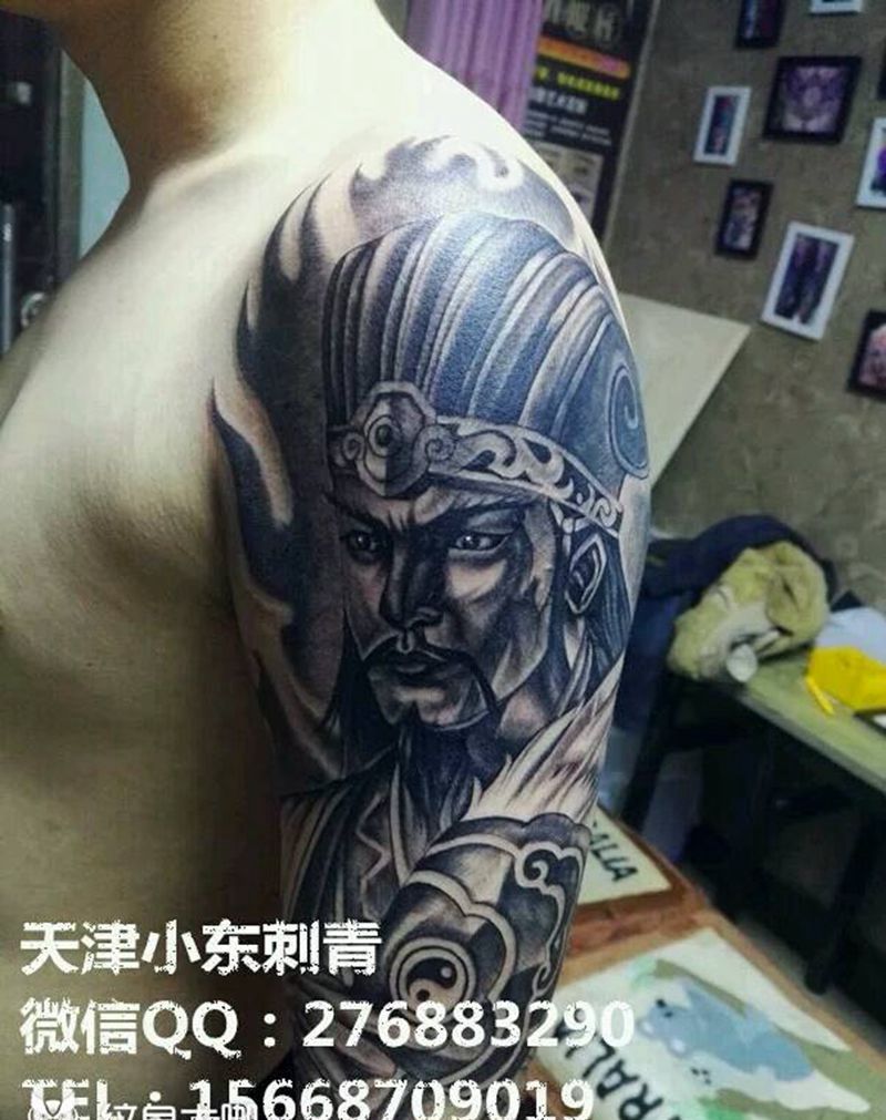 诸葛亮纹身图片_