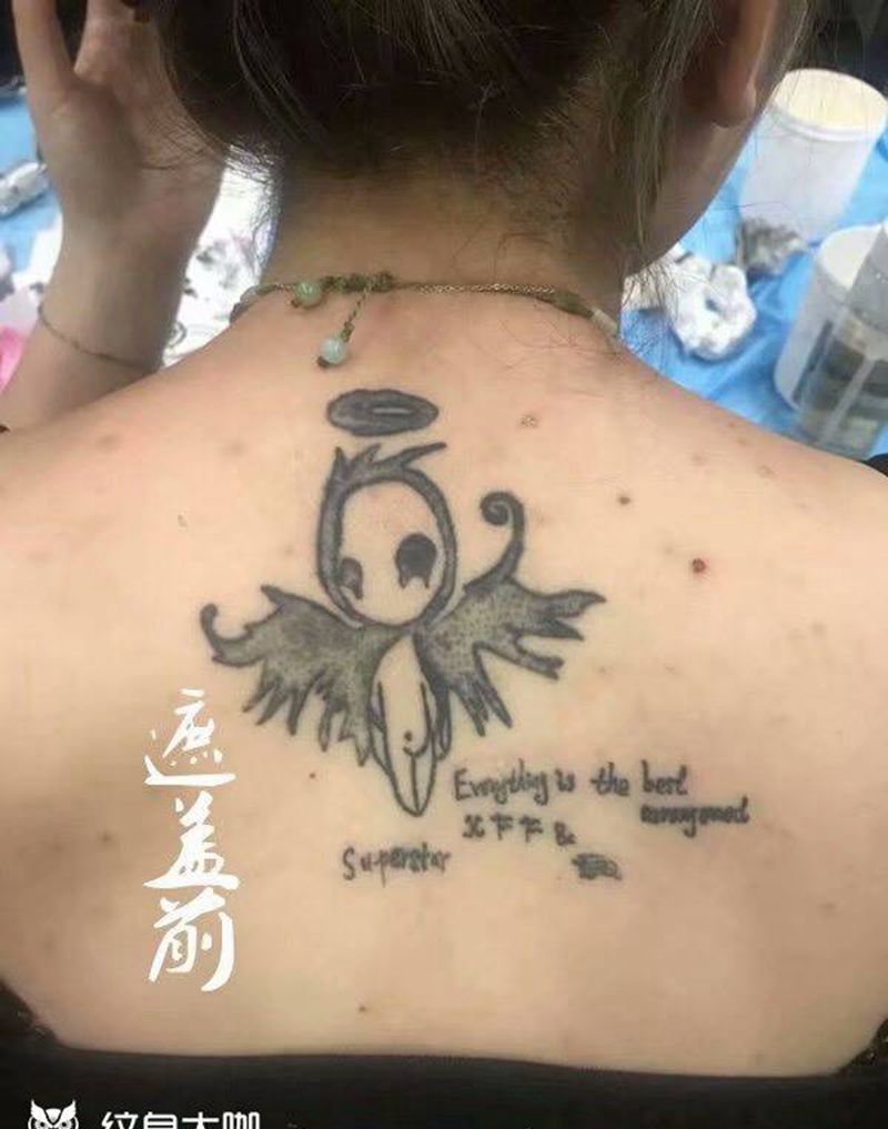 近期遮盖作品纹身图片_