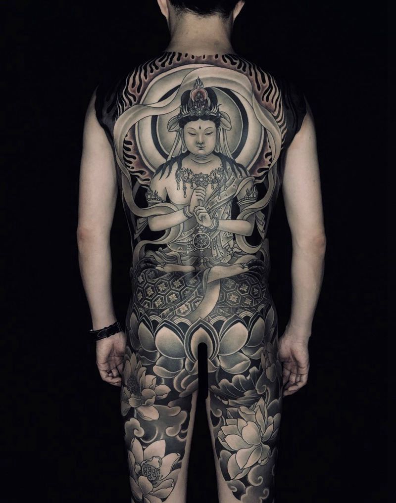 大日如来纹身图片_