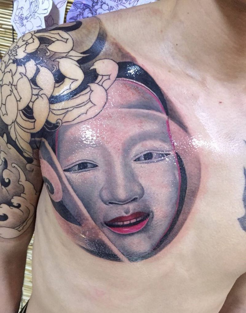 小面纹身图片_
