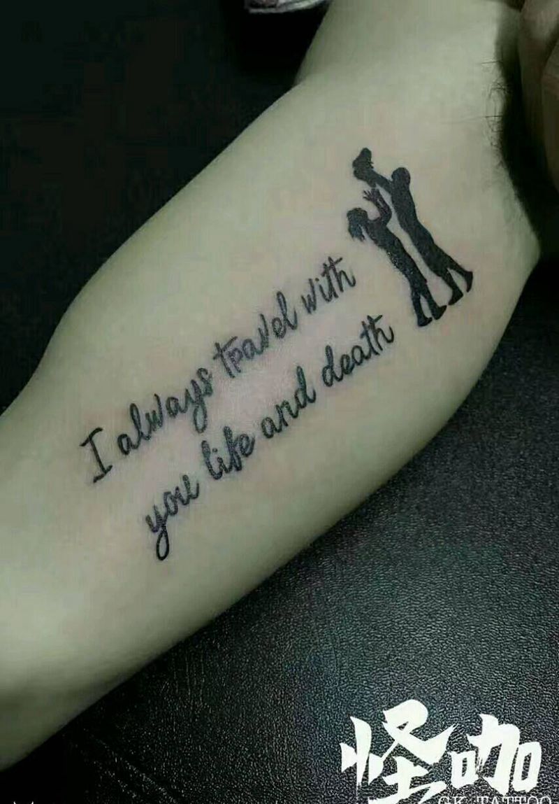 字体纹身图片_手臂欧美字符原创成品纹身图案