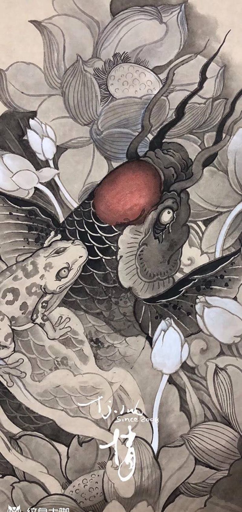 近期客人预约的手稿纹身图片_