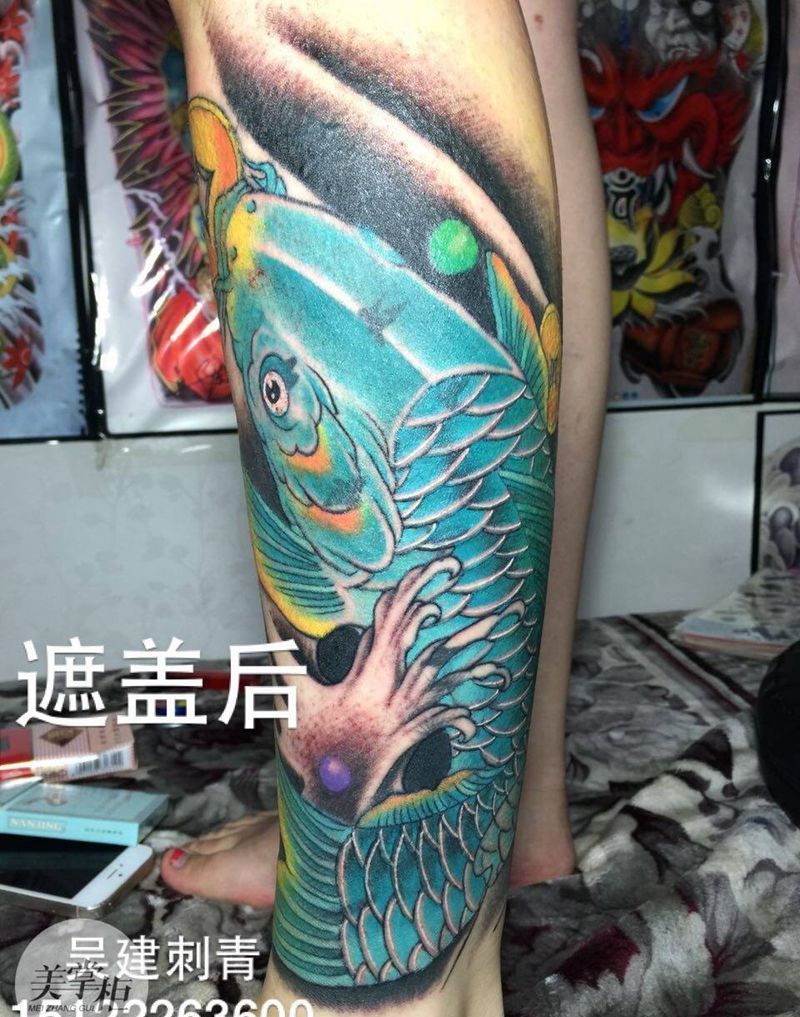 吴建刺青纹身图片_