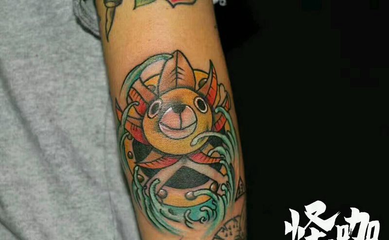 动漫纹身图片_手臂欧美人物原创成品纹身图案