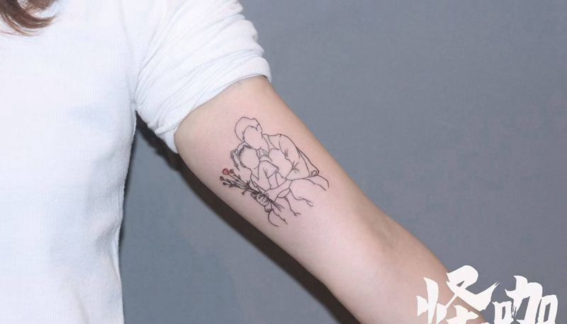 定格美好纹身图片_手臂纹身图案