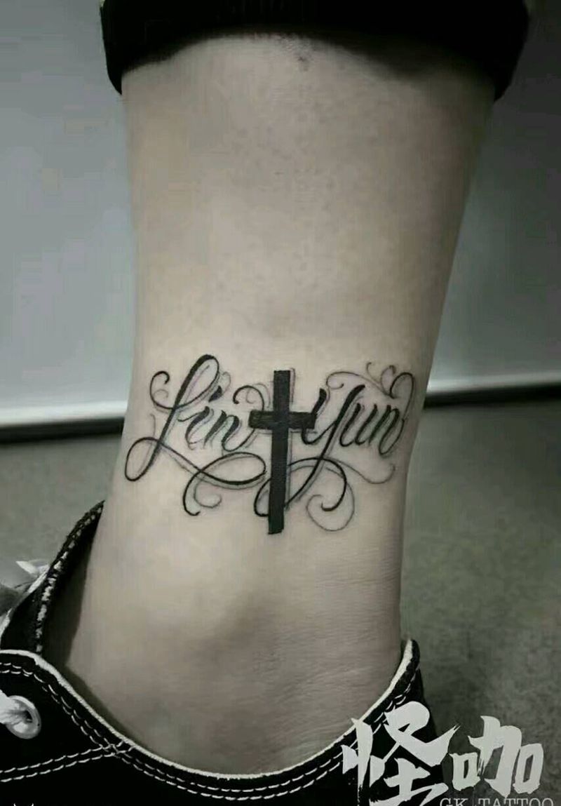 花体字纹身图片_手臂欧美原创花体字成品纹身图案