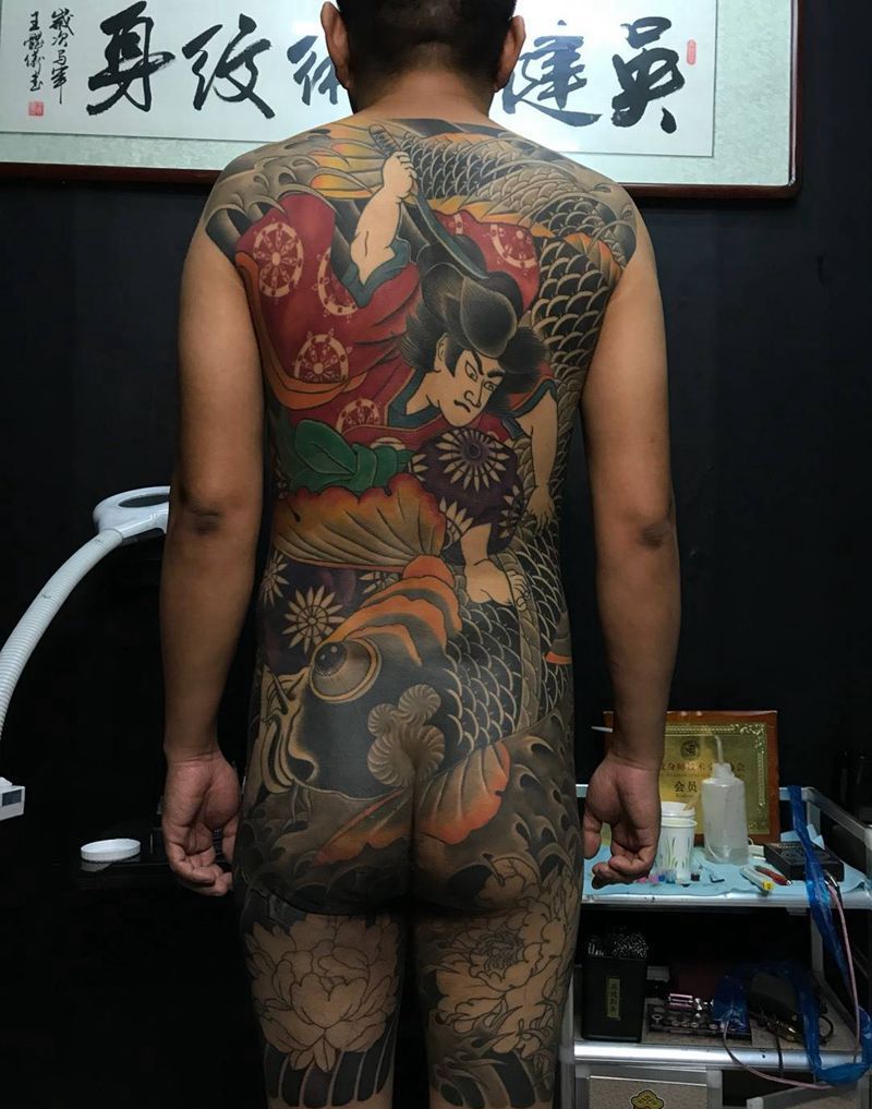 西塔鬼若丸纹身图片_