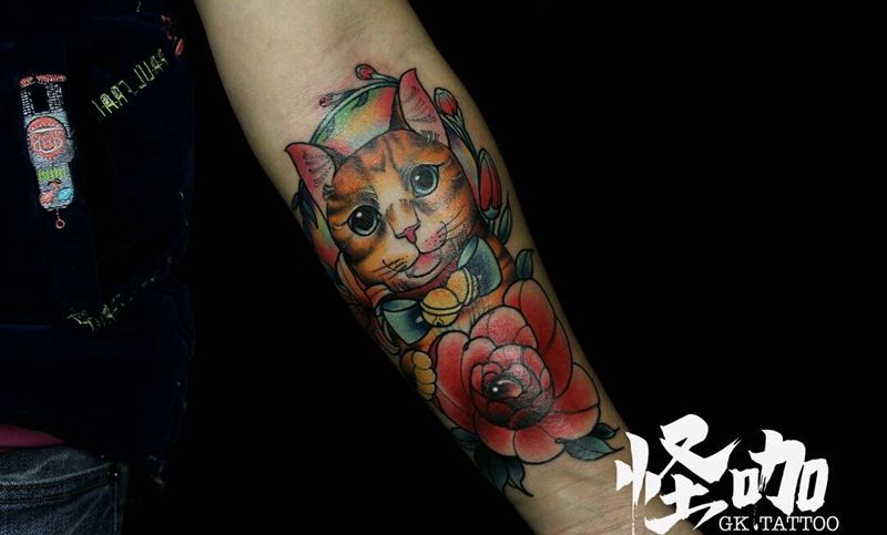 猫猫纹身图片_