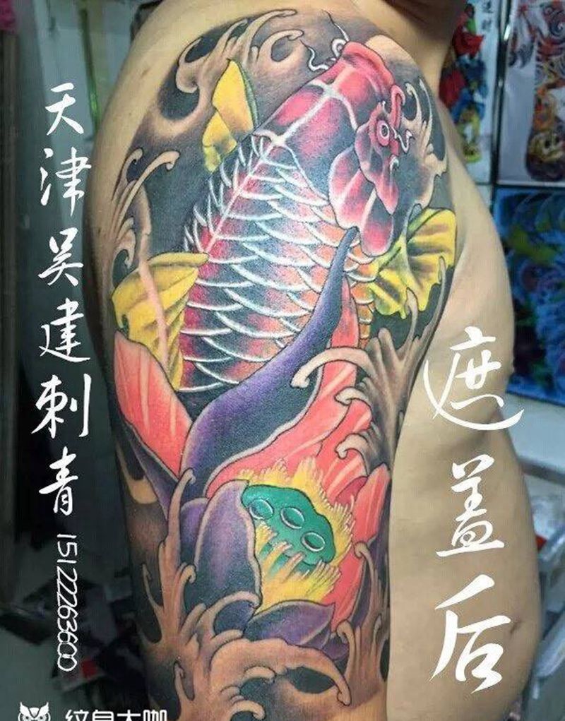 盖中盖纹身图片_