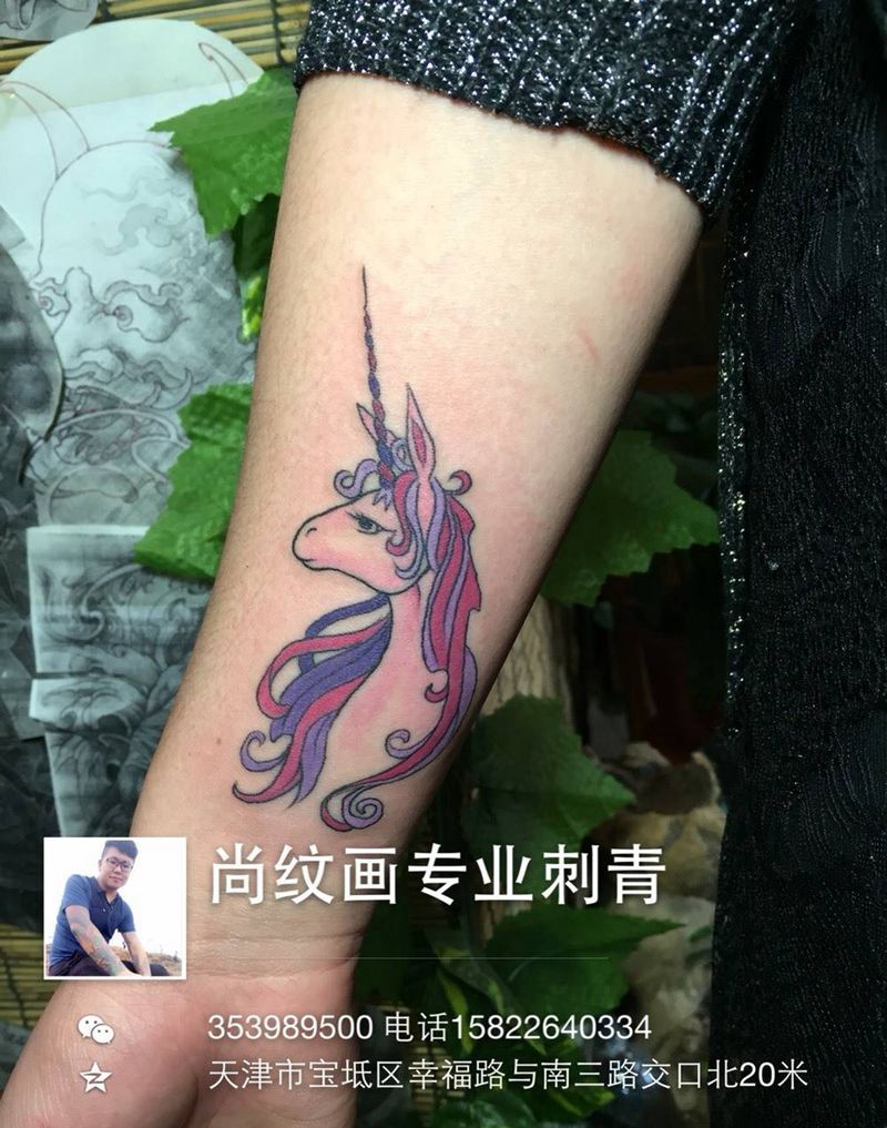 小清新纹身图片_