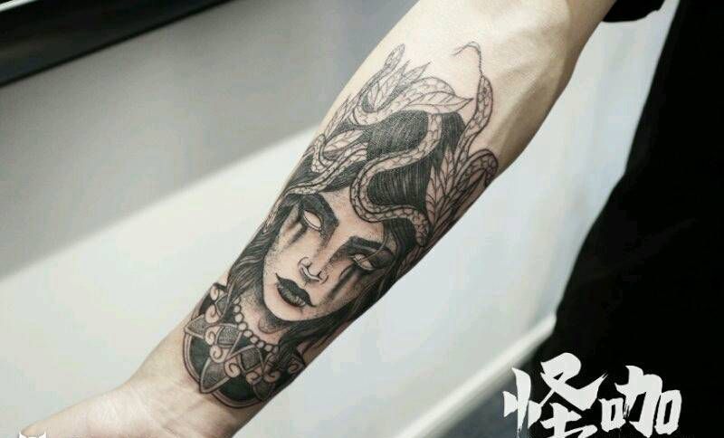 暗黑纹身图片_手臂纹身图案