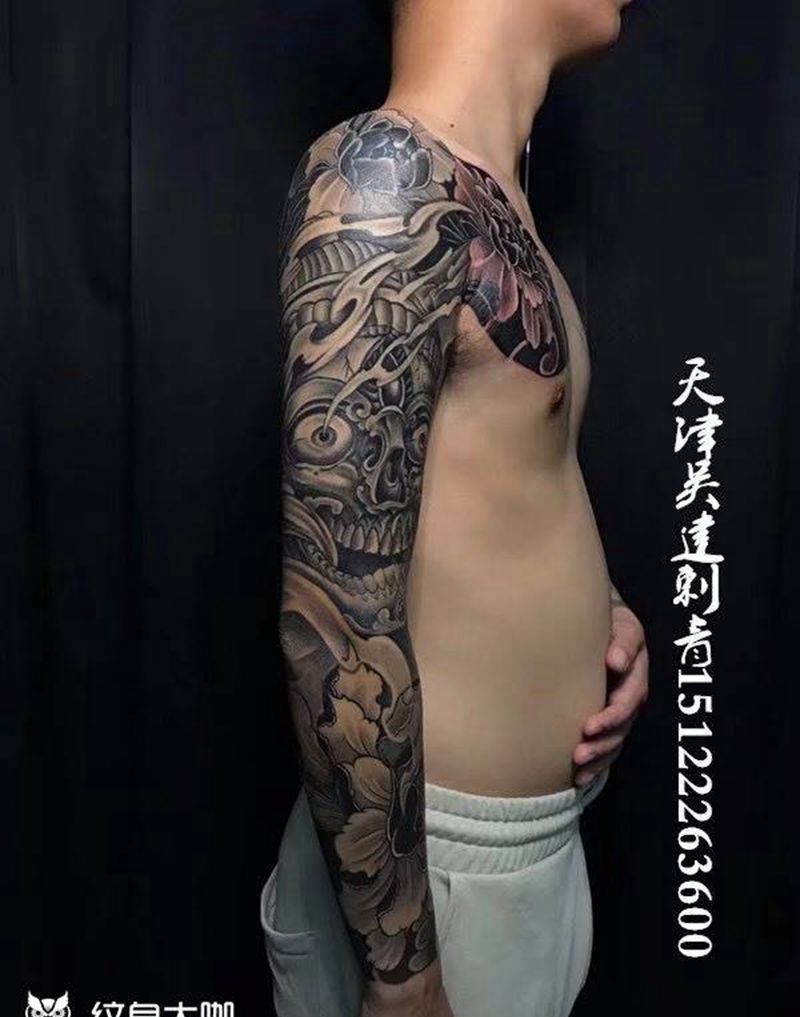 嘎巴拉纹身图片_